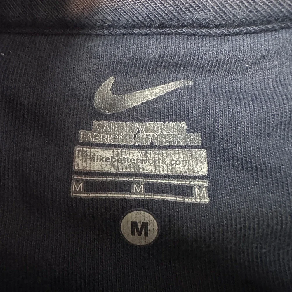 Utah State University Nike Hoodie Womens M Navy Full Zip Distressed Logo Fleece